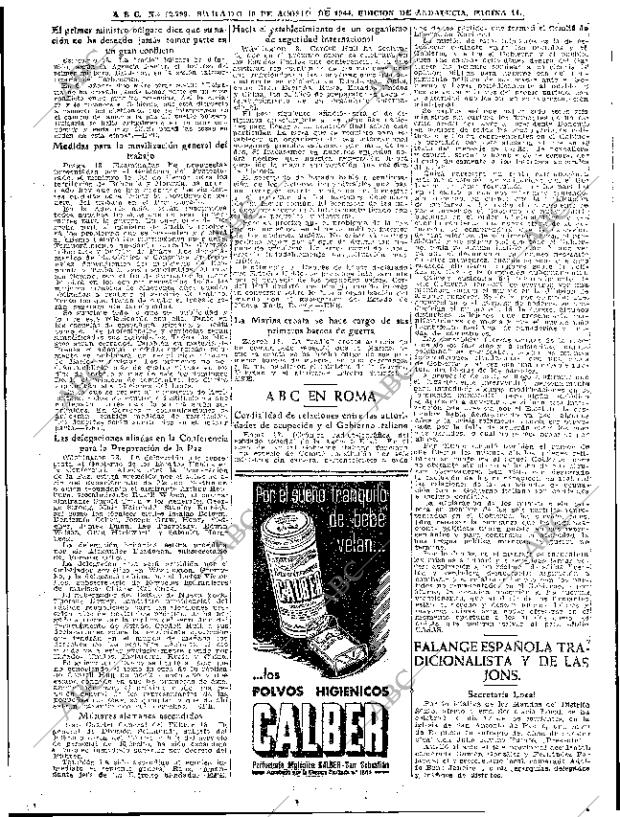 ABC SEVILLA 19-08-1944 página 11