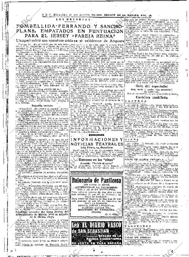 ABC MADRID 22-08-1944 página 18