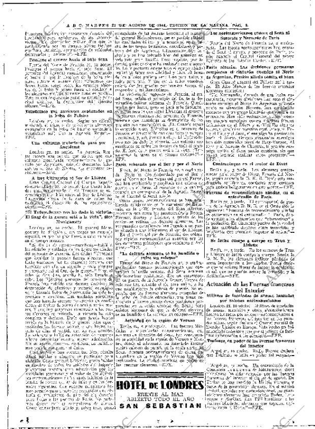 ABC MADRID 22-08-1944 página 8