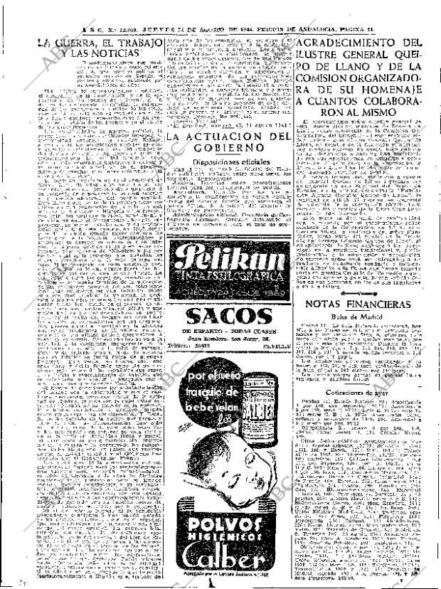 ABC SEVILLA 24-08-1944 página 11