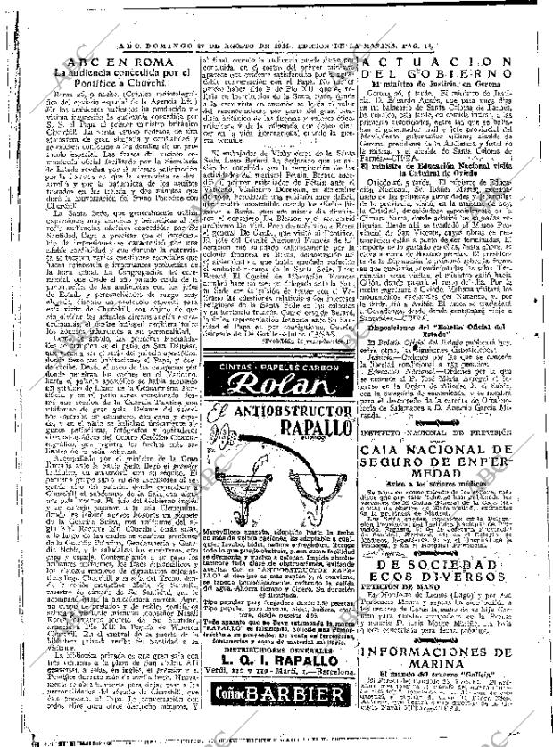 ABC MADRID 27-08-1944 página 14