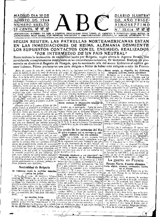 ABC MADRID 30-08-1944 página 7