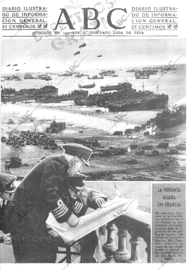 ABC MADRID 31-08-1944 página 1