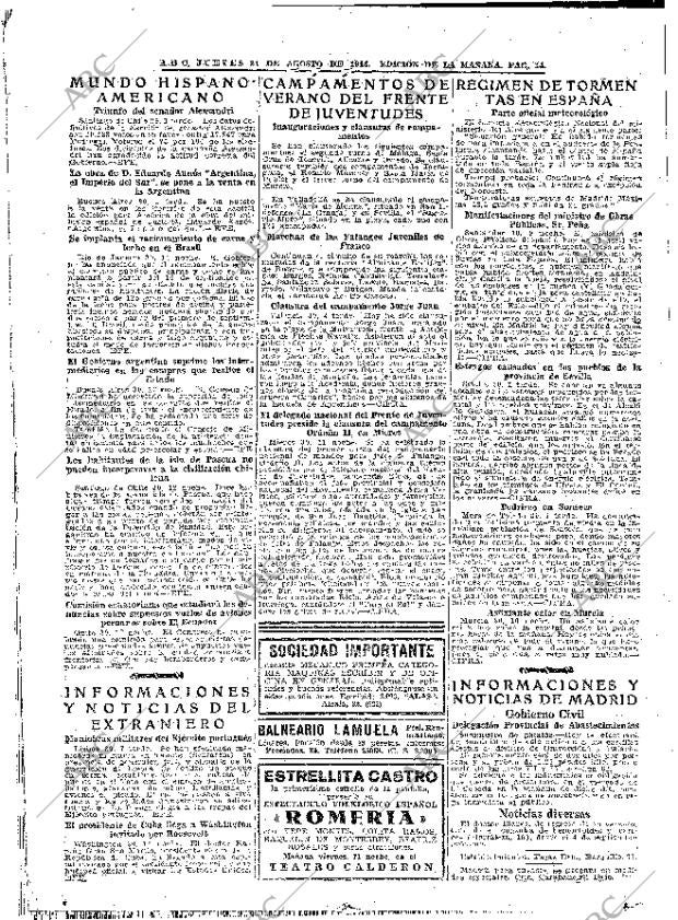 ABC MADRID 31-08-1944 página 14