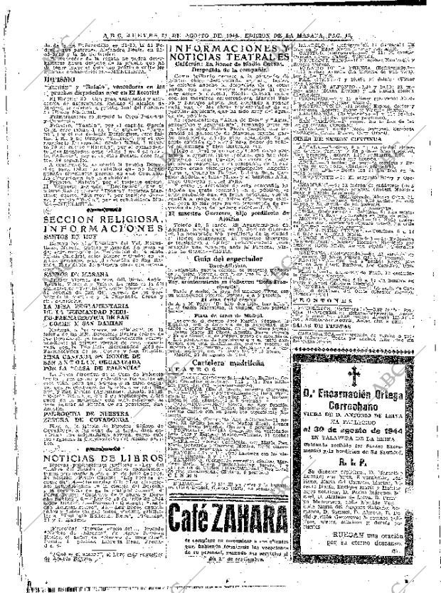 ABC MADRID 31-08-1944 página 16