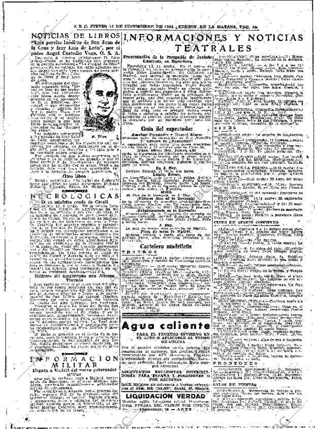 ABC MADRID 14-09-1944 página 14