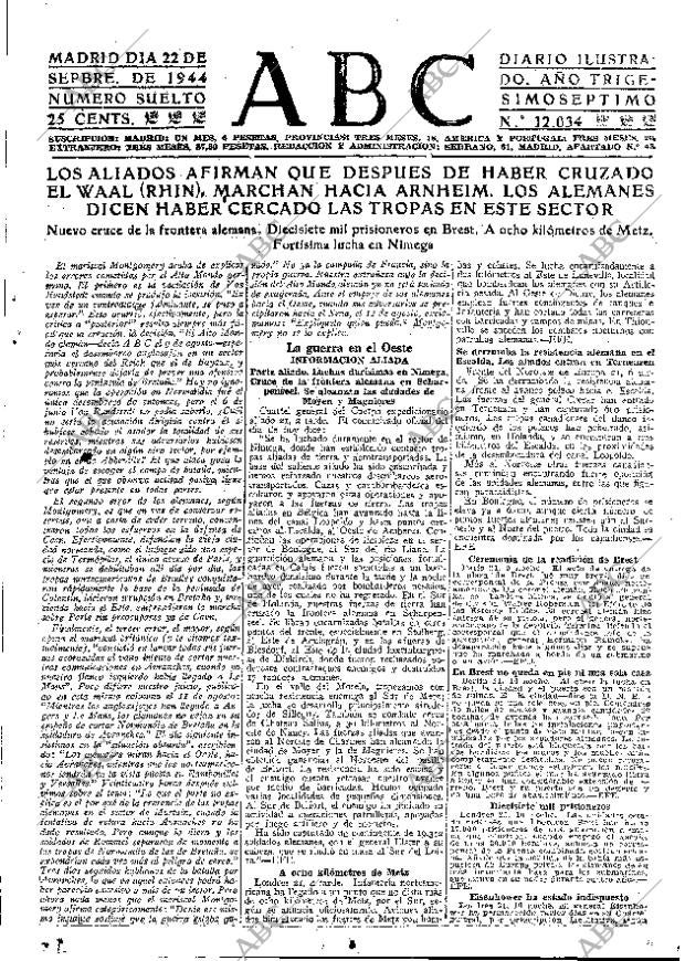 ABC MADRID 22-09-1944 página 7