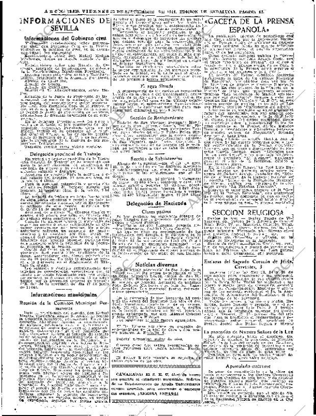 ABC SEVILLA 22-09-1944 página 11