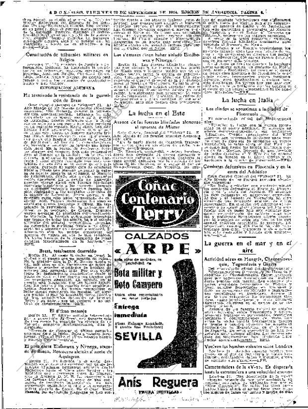 ABC SEVILLA 22-09-1944 página 6