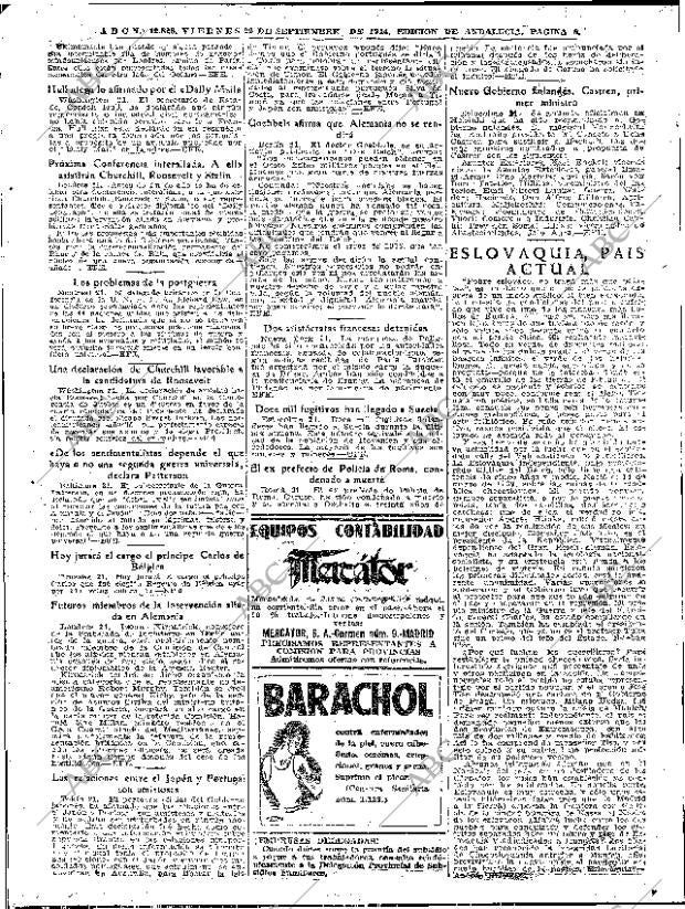 ABC SEVILLA 22-09-1944 página 8