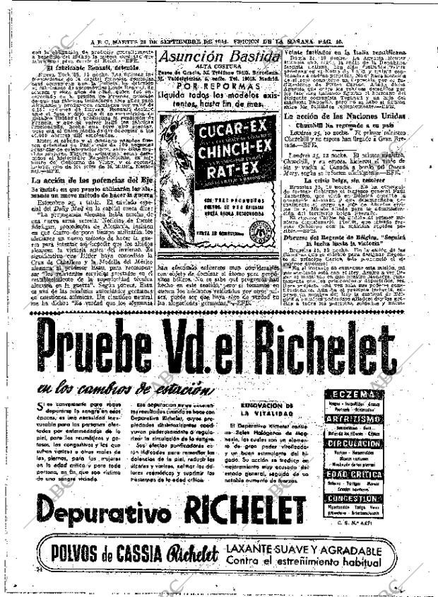 ABC MADRID 26-09-1944 página 10