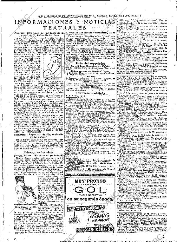 ABC MADRID 26-09-1944 página 16