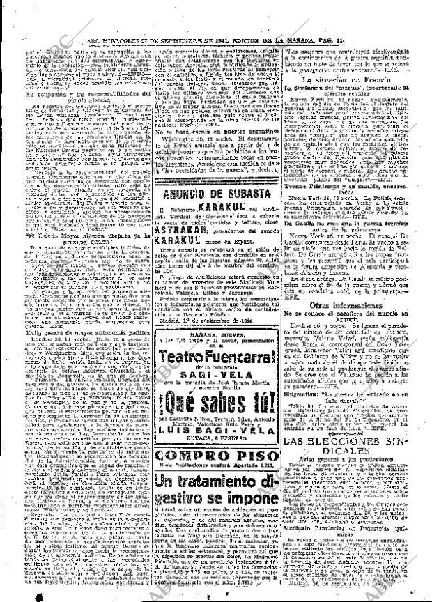 ABC MADRID 27-09-1944 página 11
