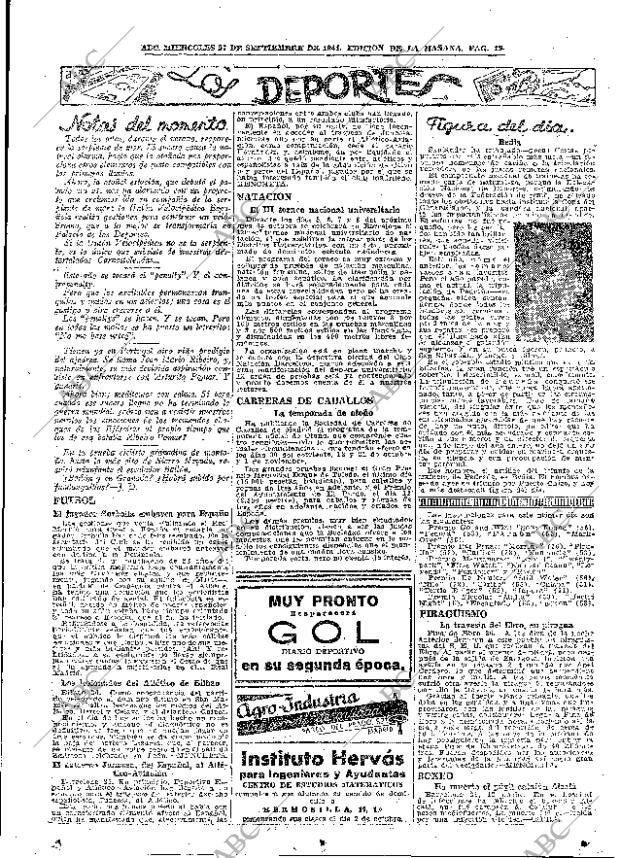 ABC MADRID 27-09-1944 página 19