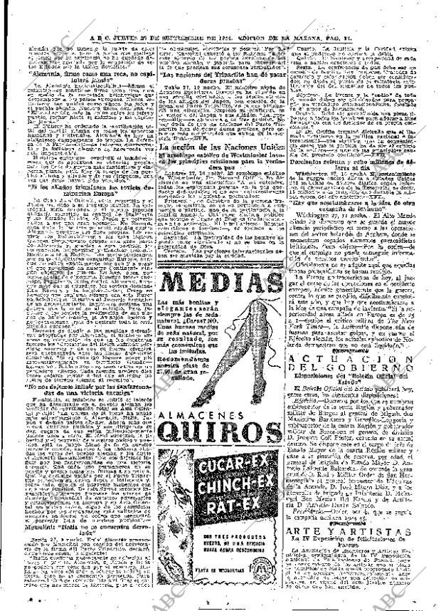 ABC MADRID 28-09-1944 página 11
