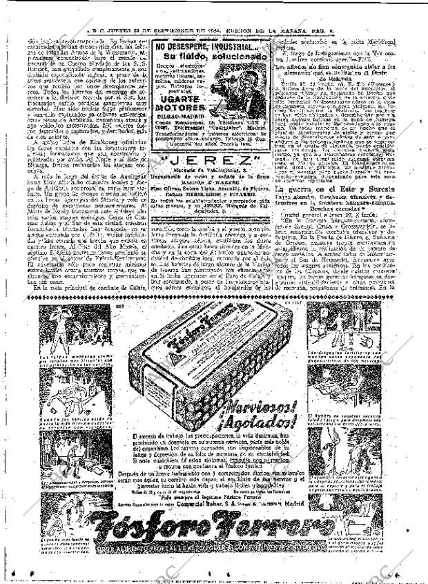 ABC MADRID 28-09-1944 página 8