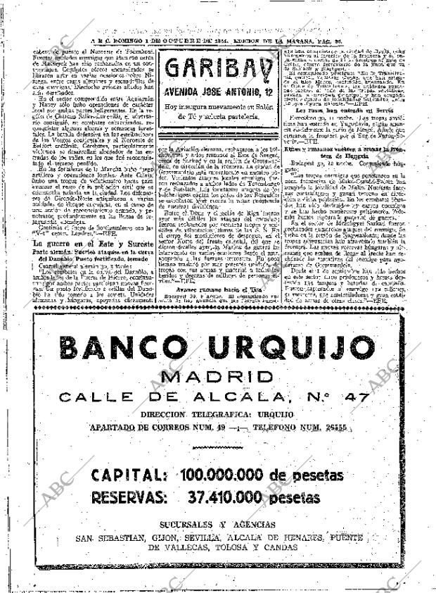 ABC MADRID 01-10-1944 página 36