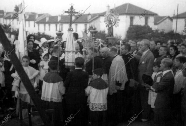 Ofició en el acto el obispo de Madrid-Alcalá, D. Leopoldo Eijo y Garay