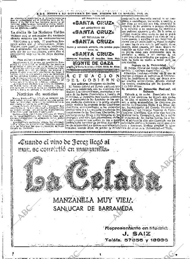 ABC MADRID 05-10-1944 página 10