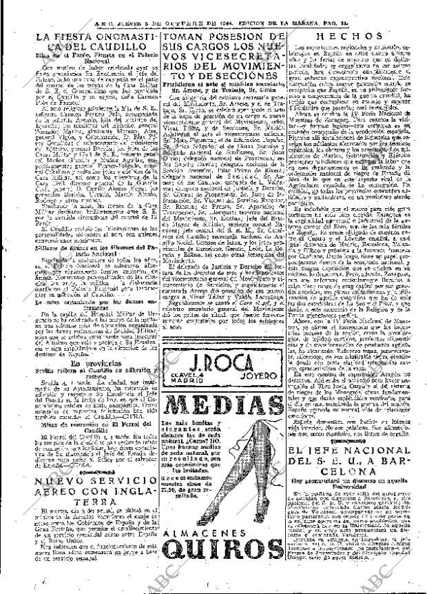 ABC MADRID 05-10-1944 página 11