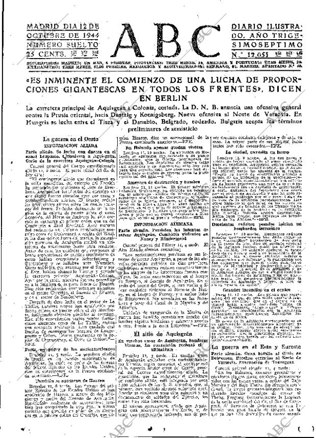 ABC MADRID 12-10-1944 página 13