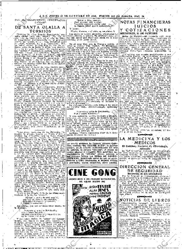 ABC MADRID 12-10-1944 página 22