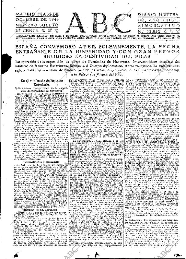 ABC MADRID 13-10-1944 página 7