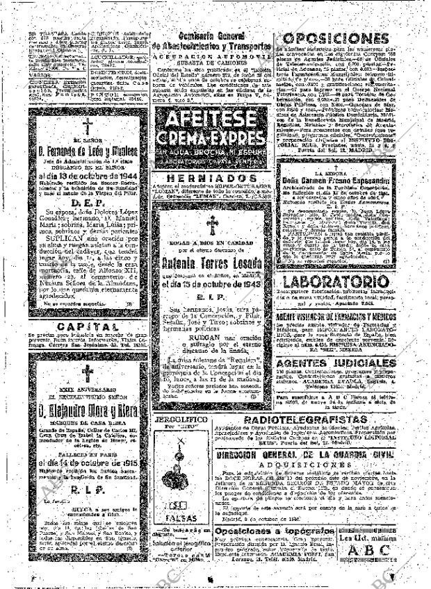 ABC MADRID 14-10-1944 página 20
