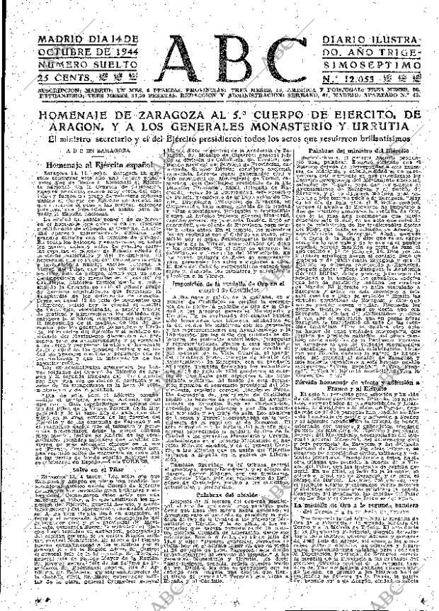 ABC MADRID 14-10-1944 página 7