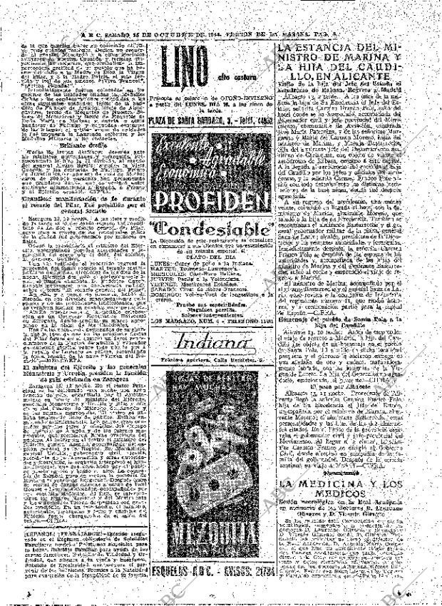ABC MADRID 14-10-1944 página 8