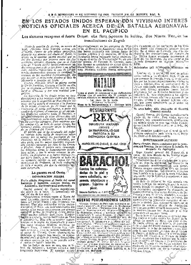 ABC MADRID 18-10-1944 página 9