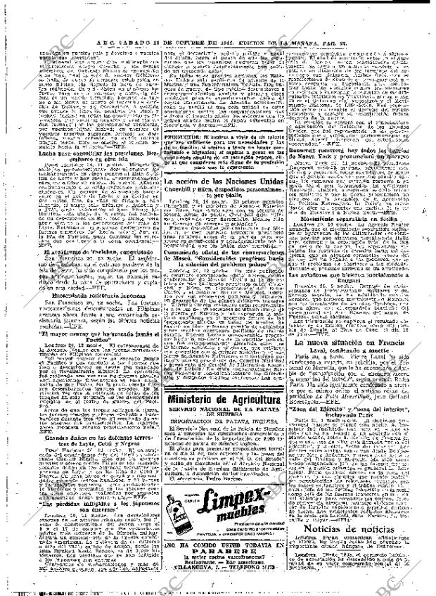 ABC MADRID 21-10-1944 página 20