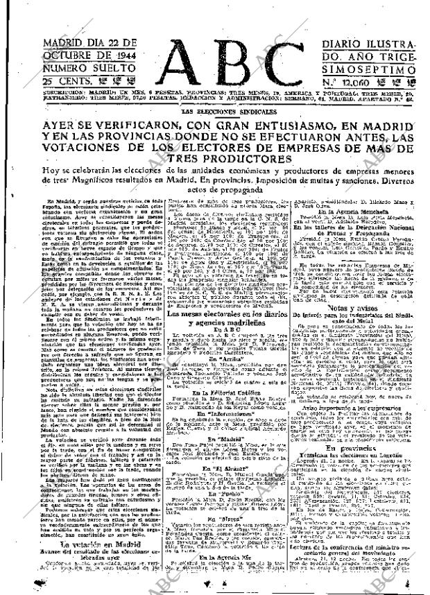 ABC MADRID 22-10-1944 página 13