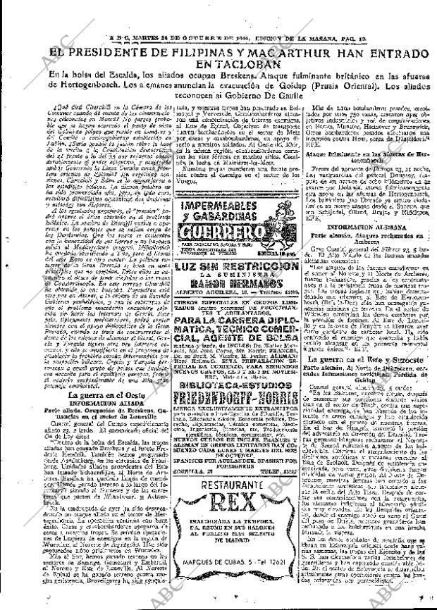 ABC MADRID 24-10-1944 página 19
