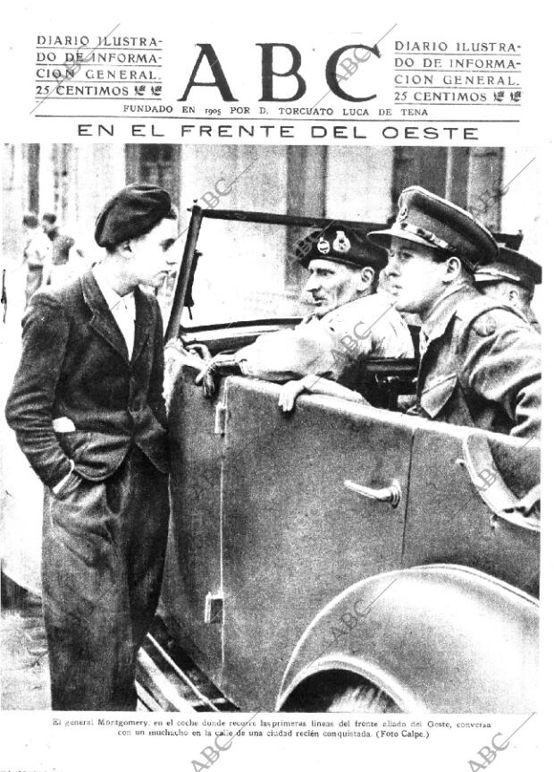 ABC MADRID 28-10-1944 página 1