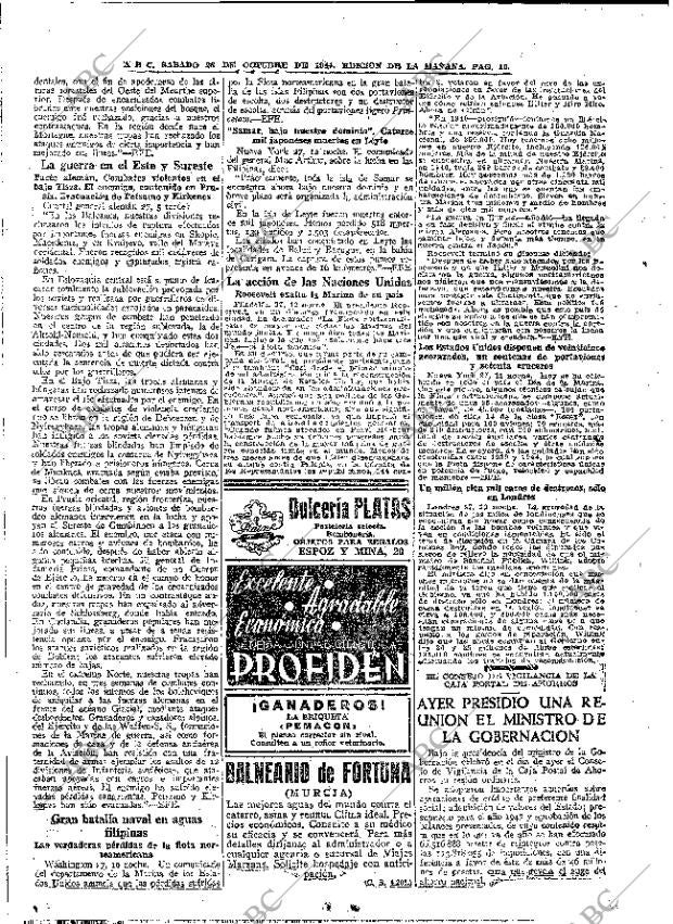 ABC MADRID 28-10-1944 página 10