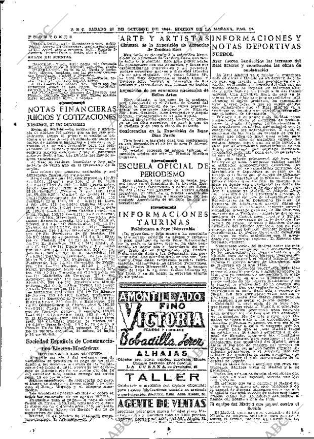 ABC MADRID 28-10-1944 página 19