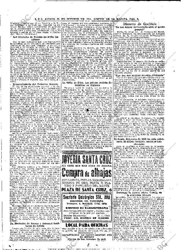 ABC MADRID 28-10-1944 página 8