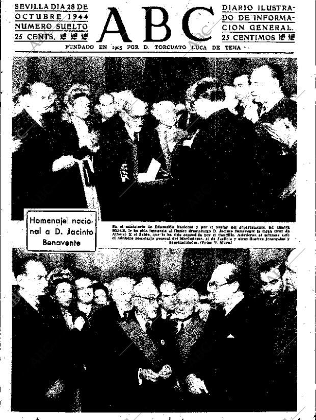 ABC SEVILLA 28-10-1944 página 1