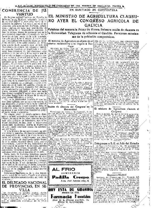 ABC SEVILLA 01-11-1944 página 4