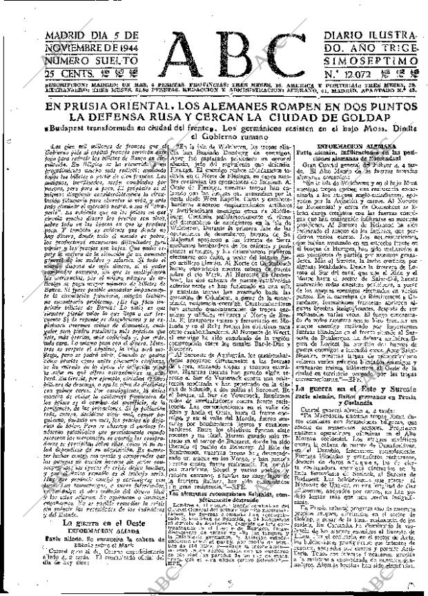 ABC MADRID 05-11-1944 página 23