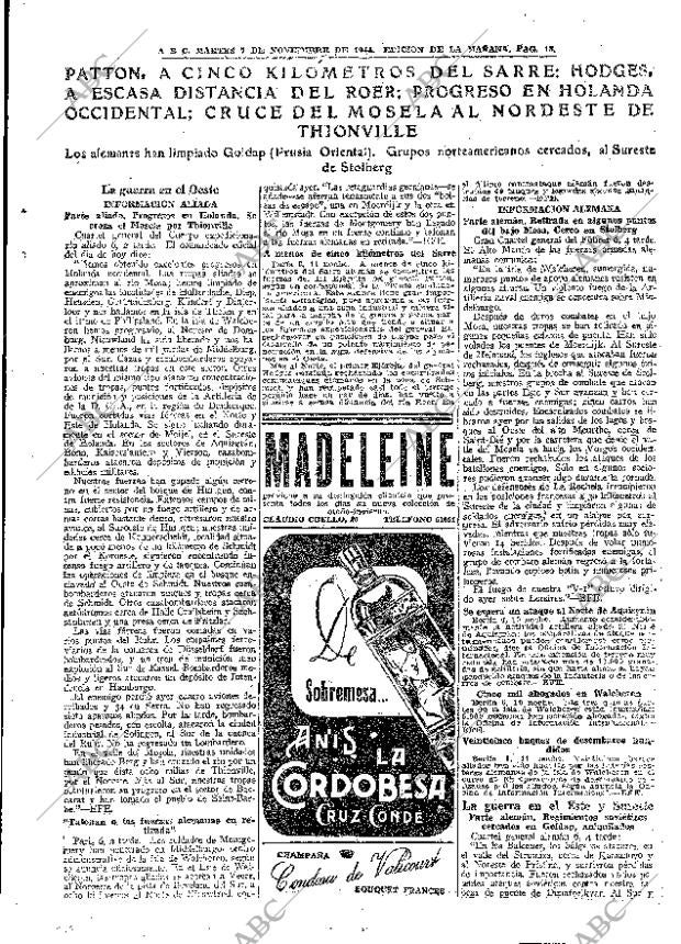 ABC MADRID 07-11-1944 página 13