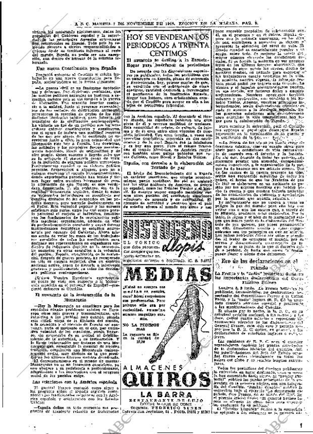 ABC MADRID 07-11-1944 página 9