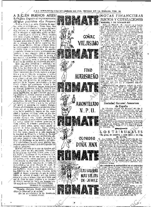 ABC MADRID 08-11-1944 página 14