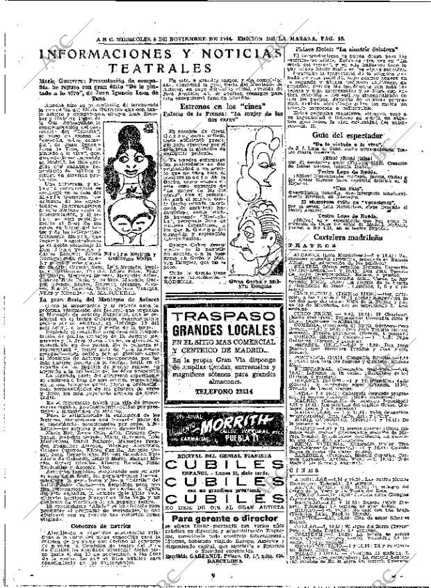 ABC MADRID 08-11-1944 página 16