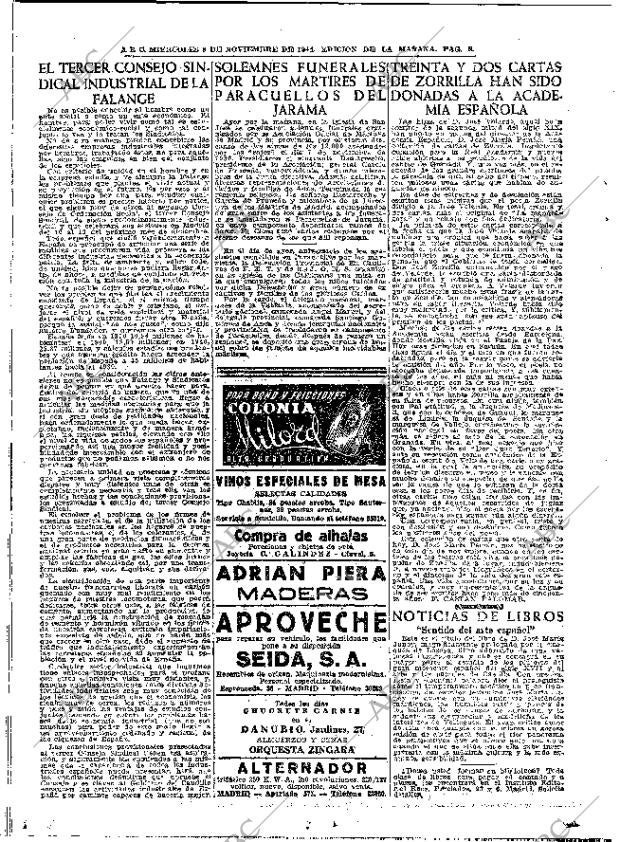 ABC MADRID 08-11-1944 página 8