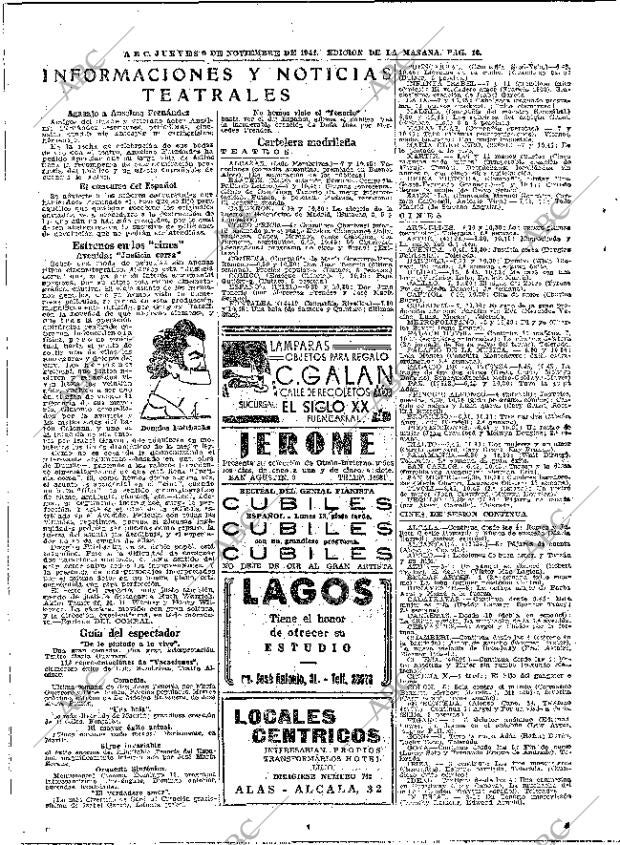 ABC MADRID 09-11-1944 página 16