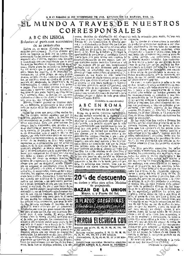 ABC MADRID 11-11-1944 página 11