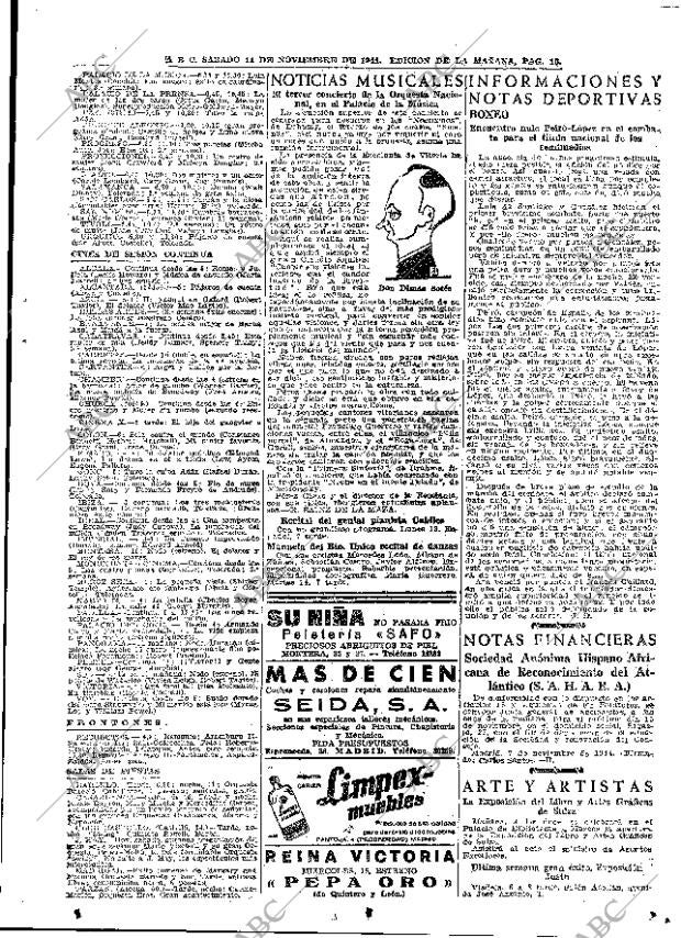 ABC MADRID 11-11-1944 página 13