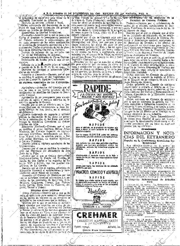 ABC MADRID 11-11-1944 página 6